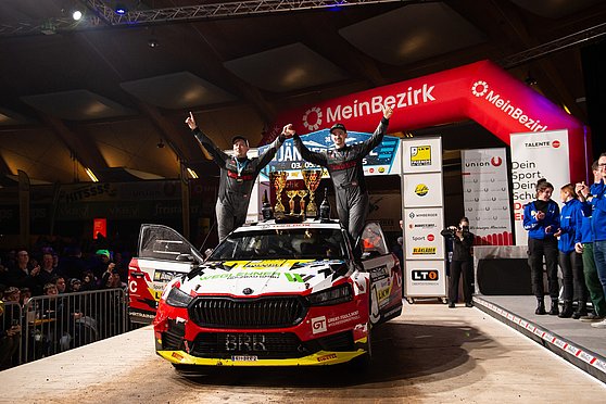 Siegerehrung Jännerrallye © Dominik Autengruber