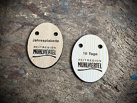 Reitplakette Mühlviertel © TVB Mühlviertel: Robert Diesenreither