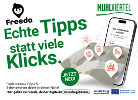 Grafik zum digitalen Reisebegleiter im Mühlviertel ©TVB Mühlviertel