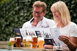 Bierverkostung in der Stiftsbrauerei © Brauerei Schlägl